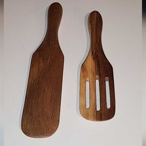 Mad Hungry 2-piece Bamboo Spurtle Set, New In Box